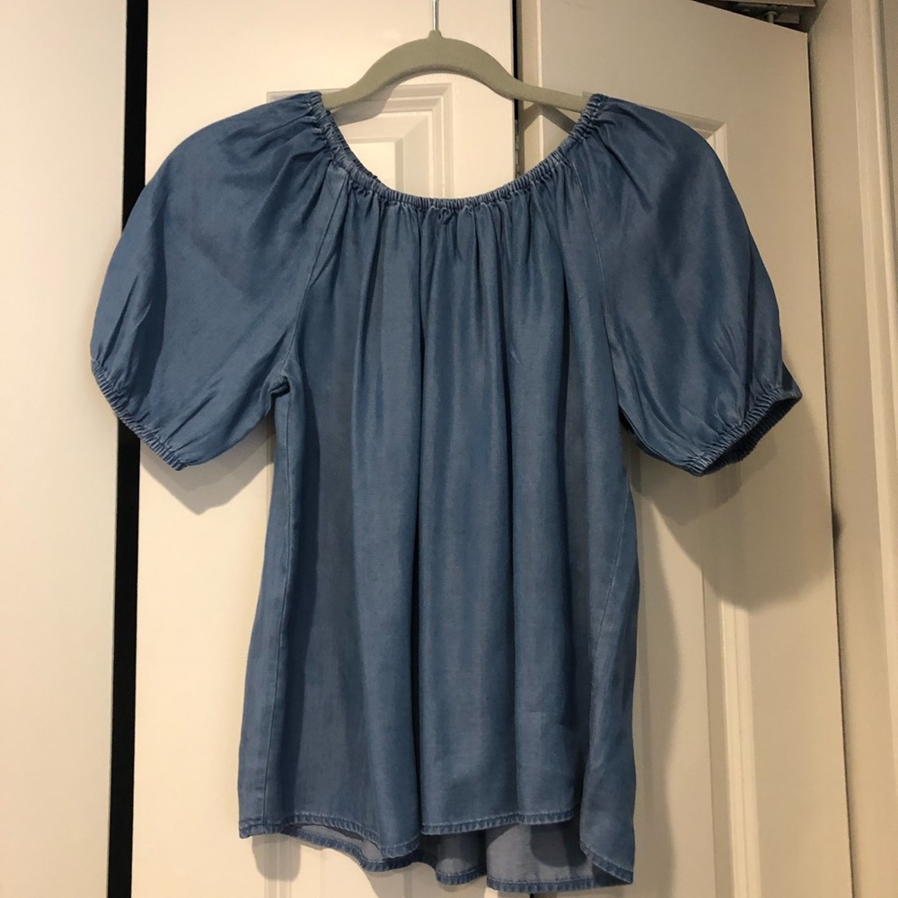 Loft blue top